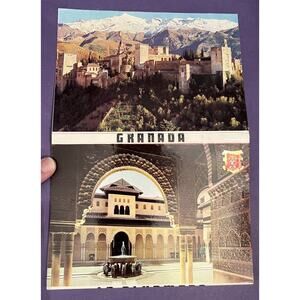 Granada La Alhambra (10) Postcard Foldout Set Spain Castle